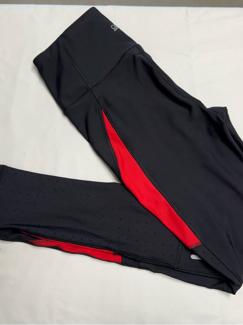 C&C California Black Leggings with Red Panels
